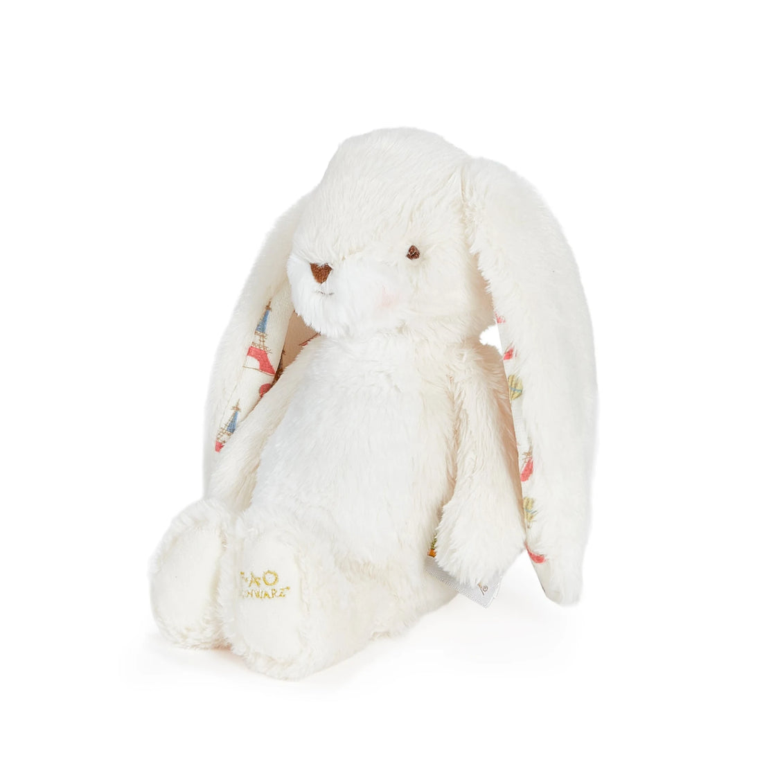 Bunnies By The Bay FAO Schwarz City of Love Wee Nibble Bunny 10", three-quarter front view
