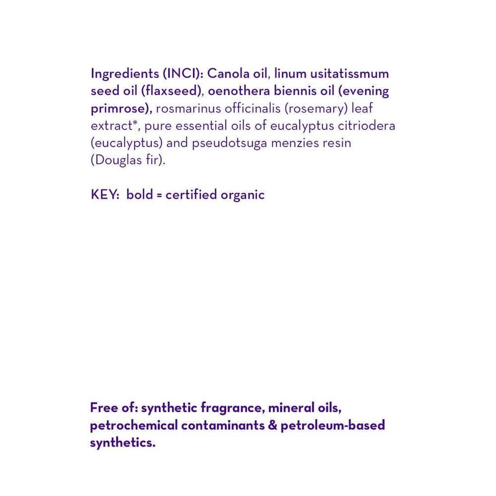 California Baby Eucalyptus Ease Body Oil 4.5 oz/133 ml