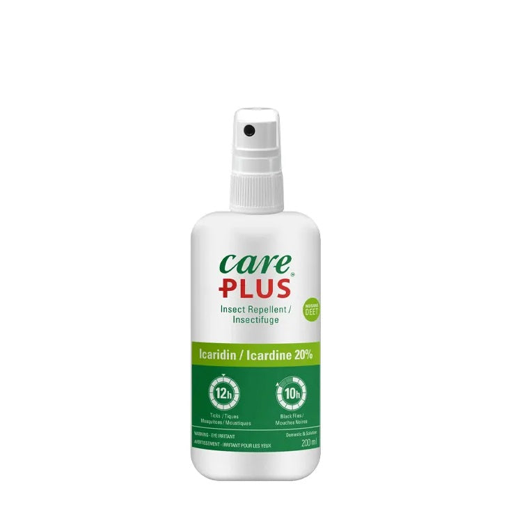 Care Plus Insect Repellent Icaridin Spray, 200 ml bottle with 20% icardin