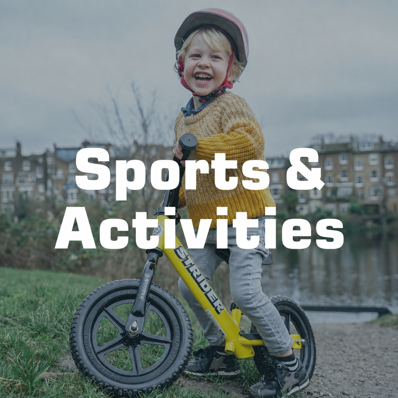 Sports and activity gear for kids