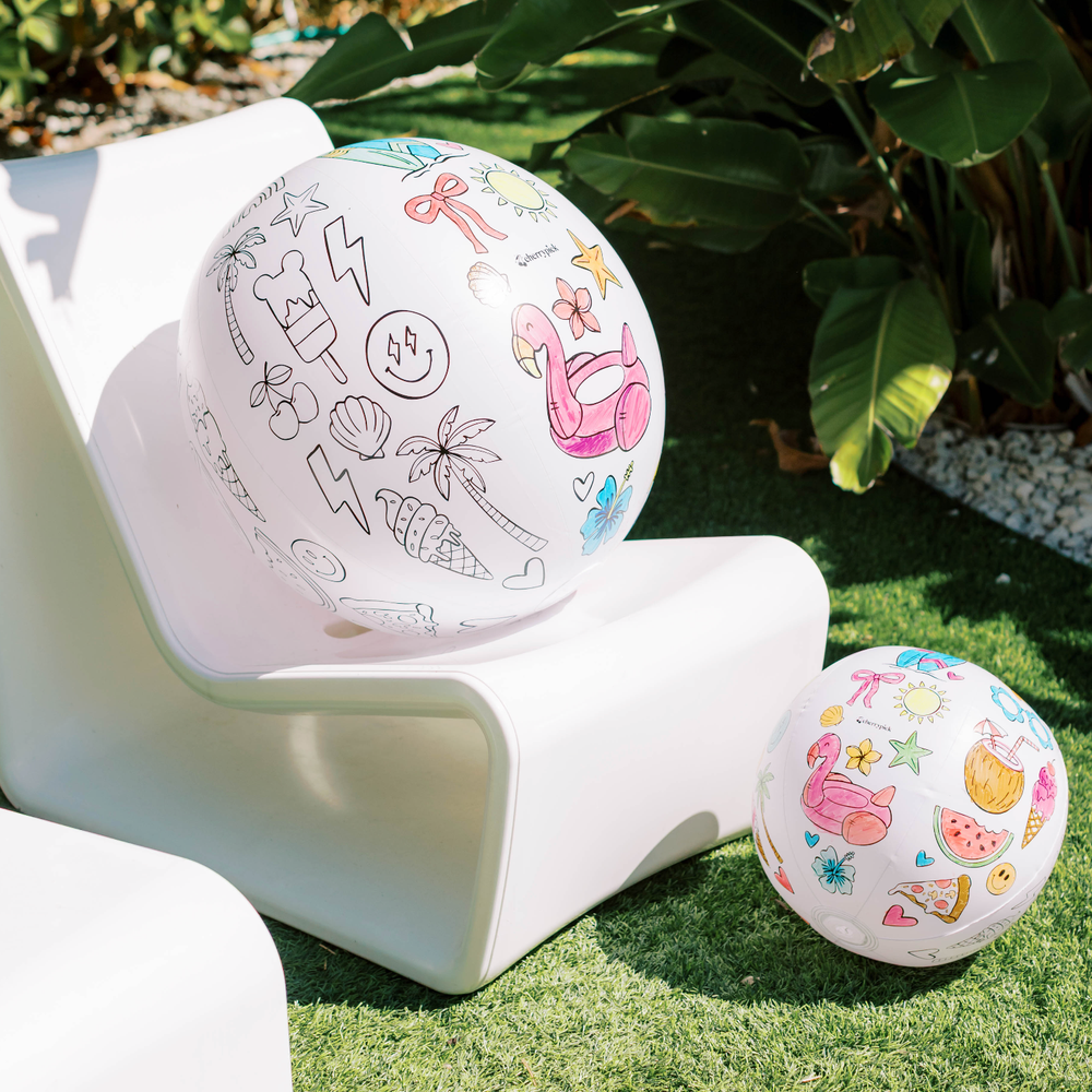 Cherrypick Design Your Own Beach Ball Kit beach balls by pool chairs