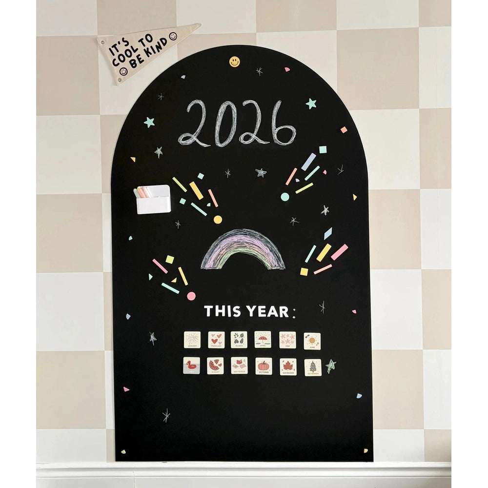 Cherrypick Jumbo Magic Playwall - Arch Magnetic Wall Decal For Kids