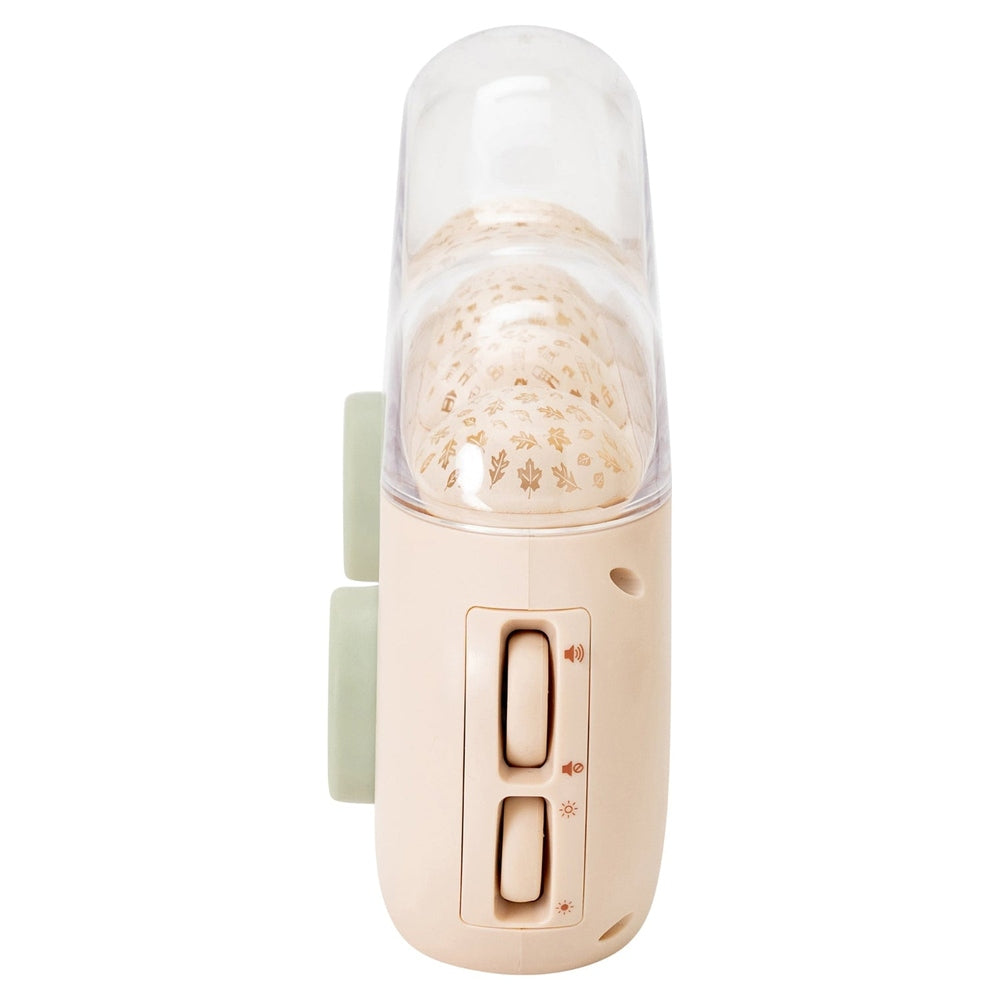 Cloud B Cloud Box Soothing Story Teller with Projections; beige unit with two switches and clear dome