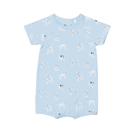 Coccoli Infant Cotton TENCEL™ Modal Romper Dogs On Skyride