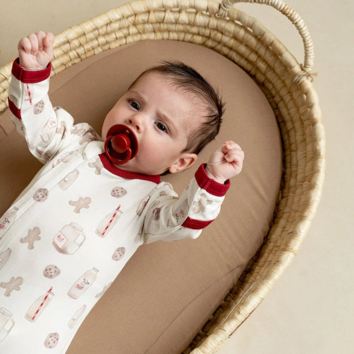 Coccoli Infant Cotton TENCEL™ Modal Zipper Footie Cookies