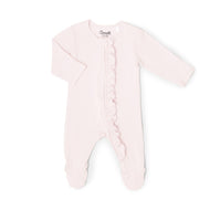 Coccoli Infant Cotton TENCEL™ Modal Zipper Footie Pink