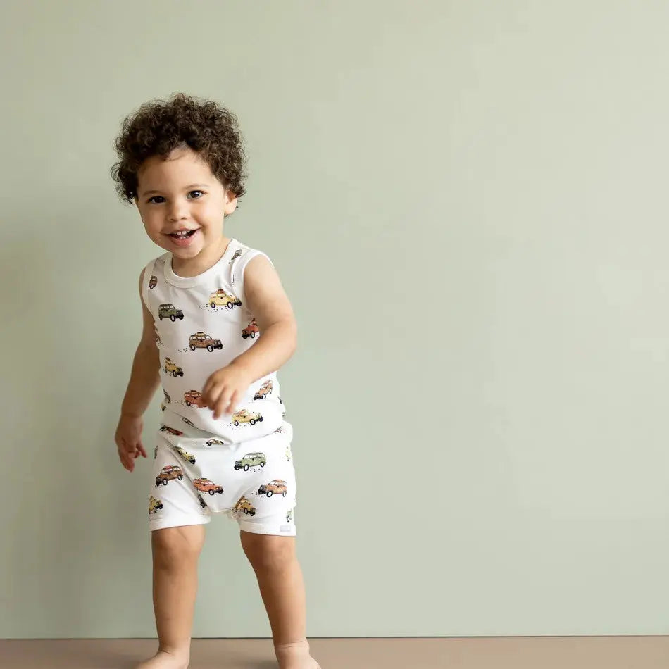 Coccoli Infant Jeeps Cotton TENCEL™ Modal Romper