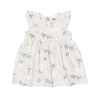 Coccoli Kid Cotton TENCEL™ Modal Dress Fruit Patch On Cream