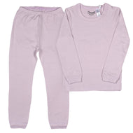 Coccoli Kid Long Sleeve Cotton TENCEL™ Modal Pyjamas Lavender Fog Jersey