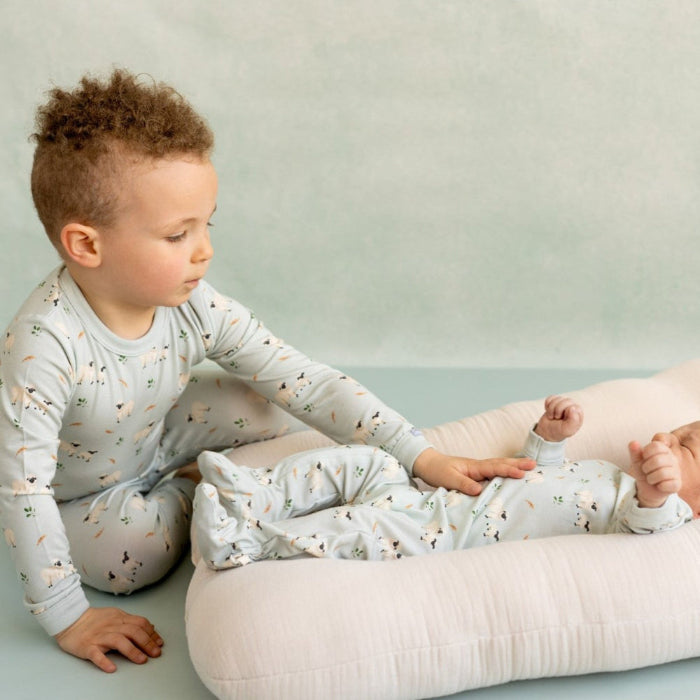 Coccoli Kid Long Sleeve Cotton TENCEL™ Modal Pyjama Sleep On Mercury