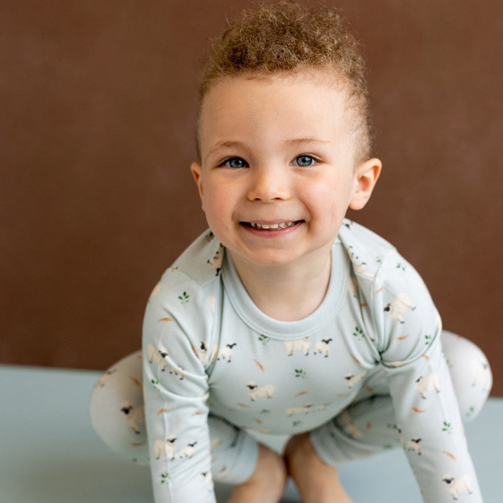 Coccoli Kid Long Sleeve Cotton TENCEL™ Modal Pyjama Sleep On Mercury