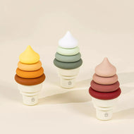 Coco Village 3 Sets of Silicone Stackable Ice Cream Cones (18 pcs)