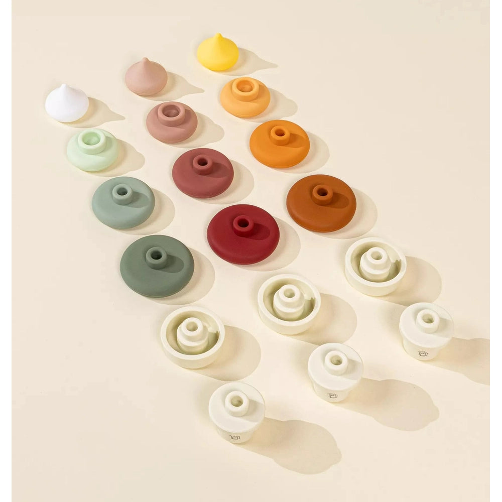 3 Sets of Silicone Stackable Ice Cream Cones (18 pcs)