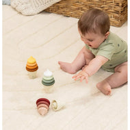 Coco Village 3 Sets of Silicone Stackable Ice Cream Cones (18 pcs)