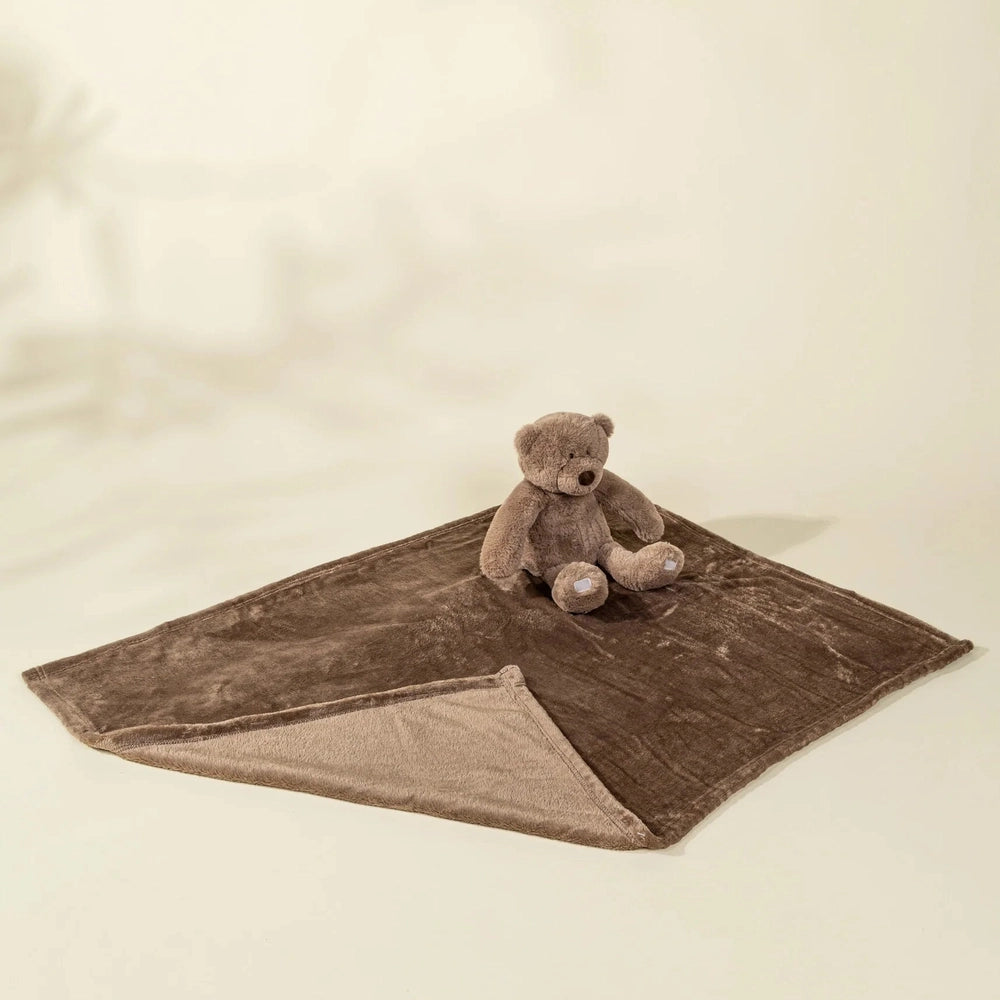 Coco Village Plush Toy Snuggling Blanket Bear