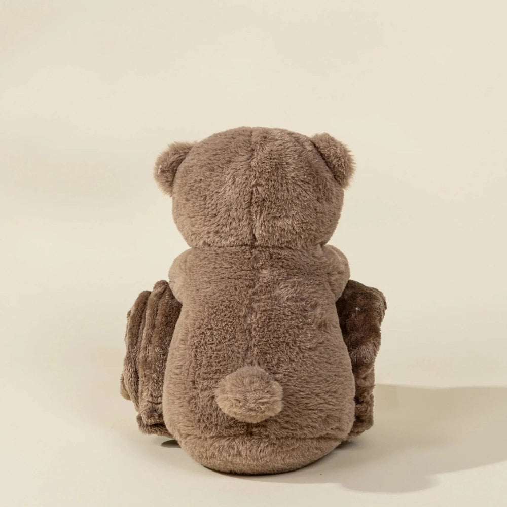 Coco Village Plush Toy Snuggling Blanket Bear