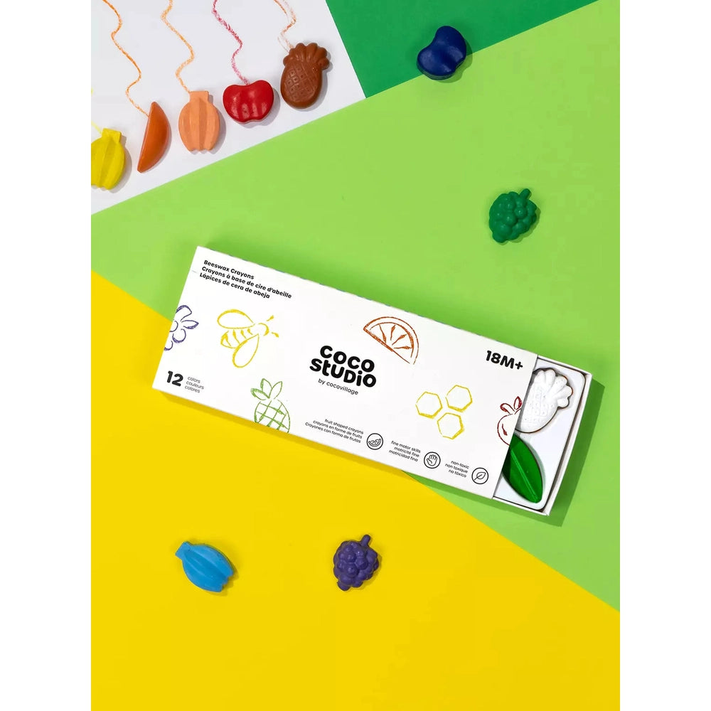 Beeswax Crayons Set - 12 colors