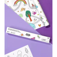 Coco Village Detachable Seasons Sticky Coloring Poster Roll - 6 sheets