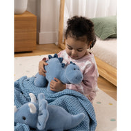 Coco Village Plush Toy Dino - Blue Diplodocus