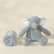 Coco Village Plush Toy Snuggling Blanket Elephant