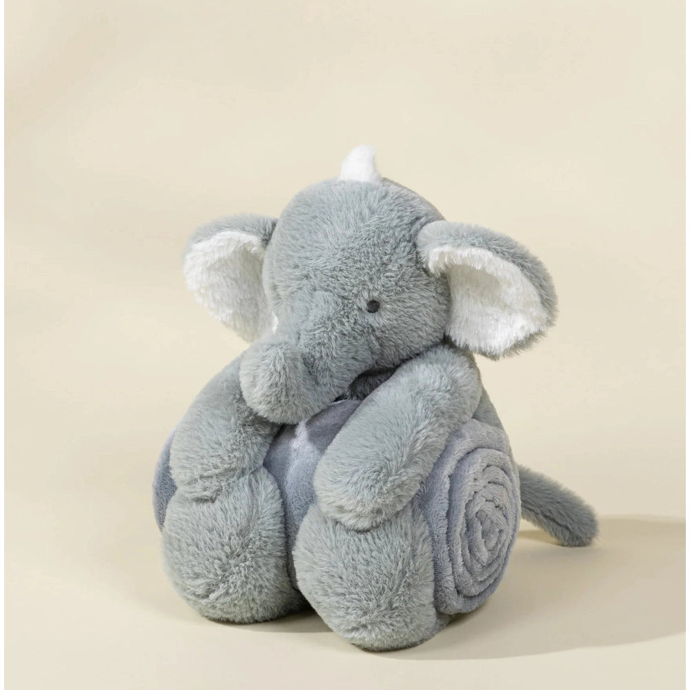 Coco Village Plush Toy Snuggling Blanket Elephant