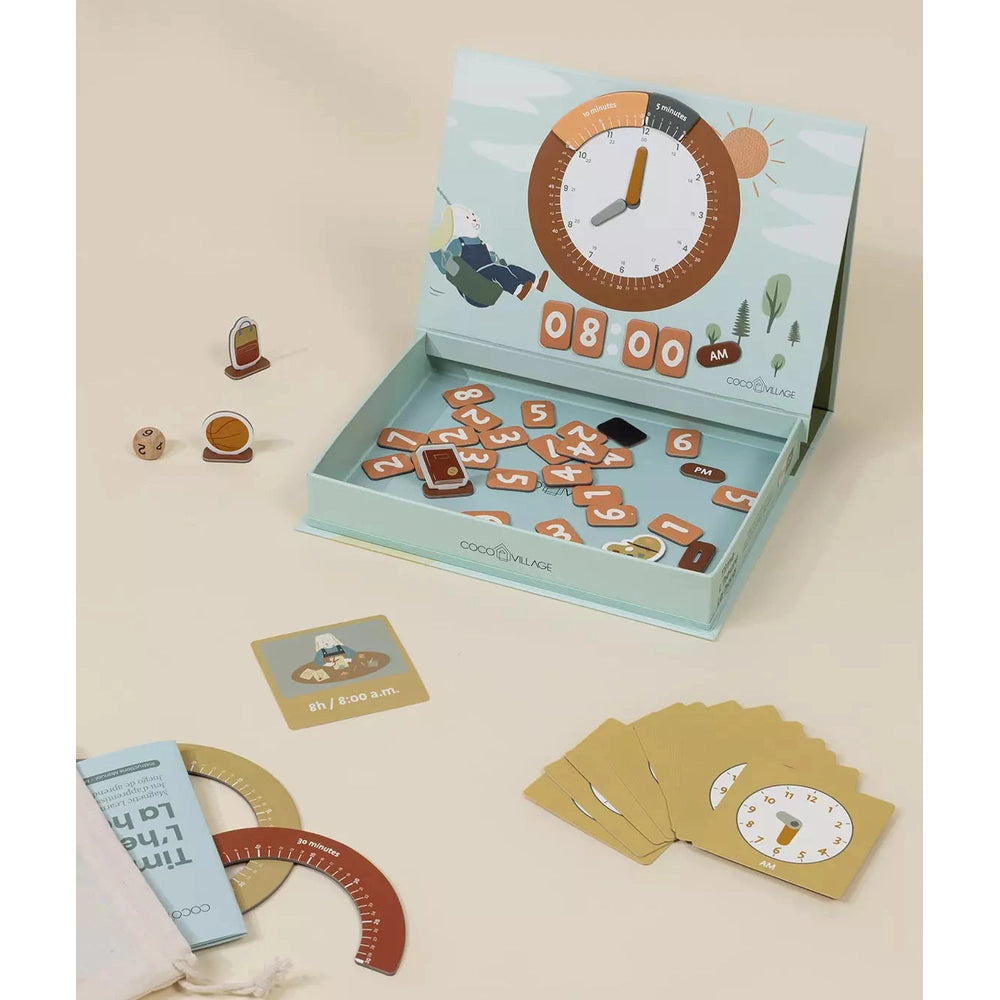 Magnetic Learning Playset – Time