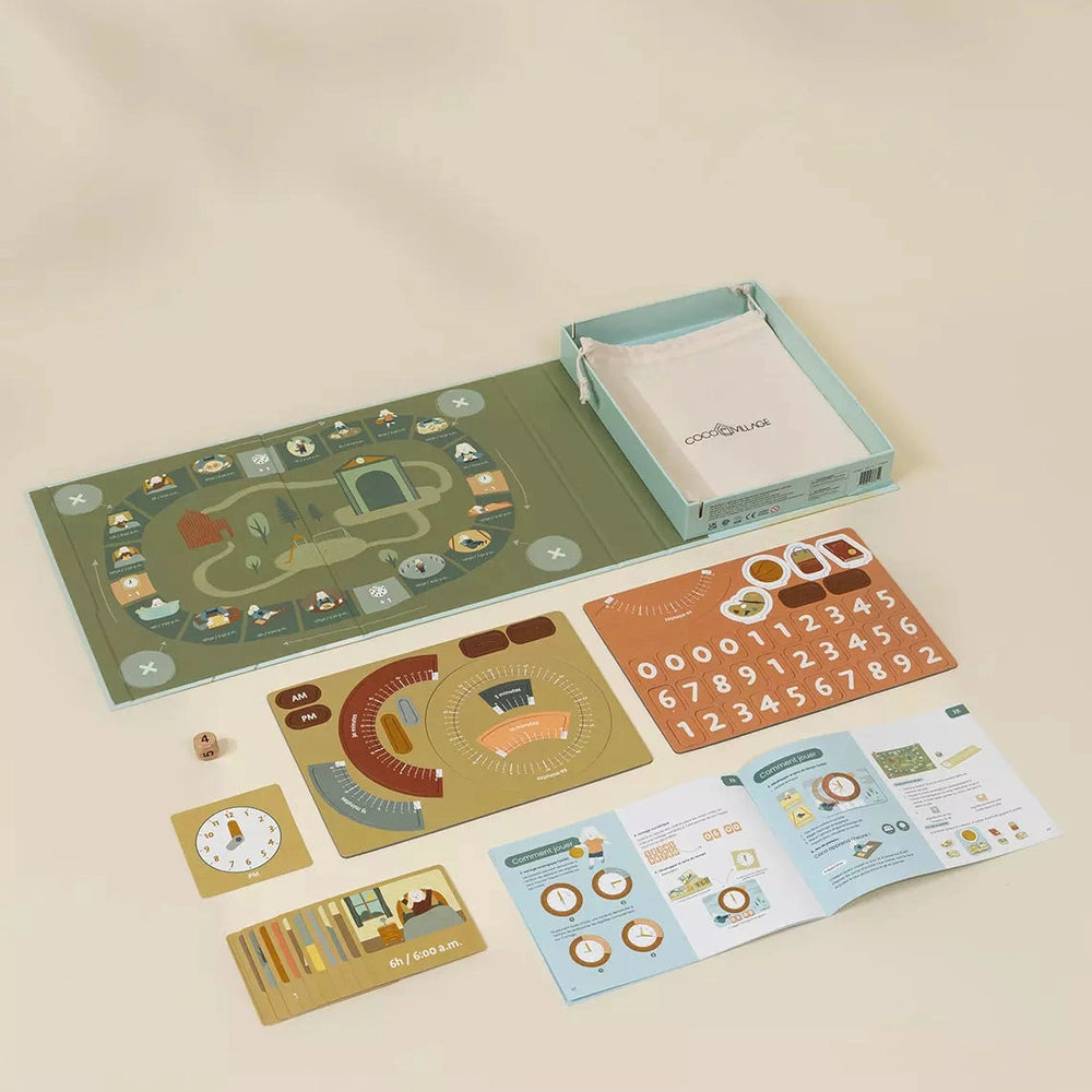 Coco Village Magnetic Learning Playset - Time