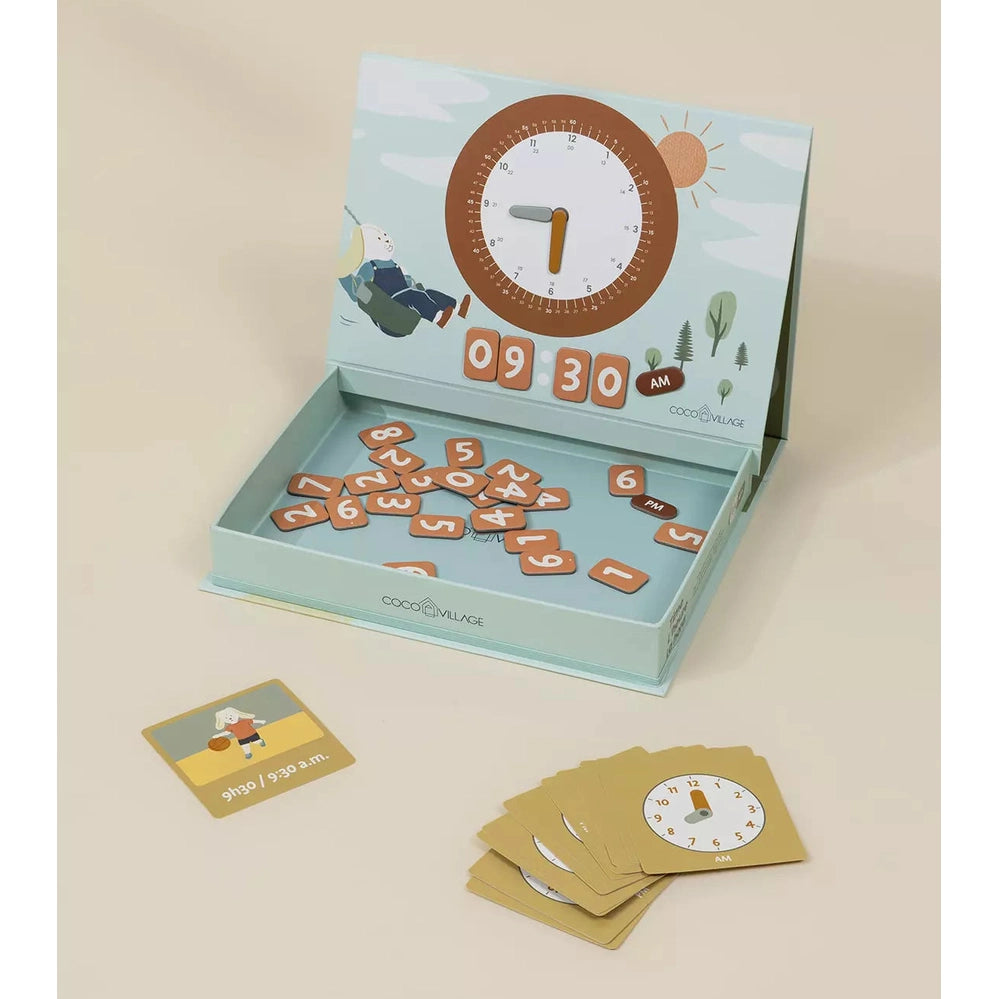 Coco Village Magnetic Learning Playset - Time