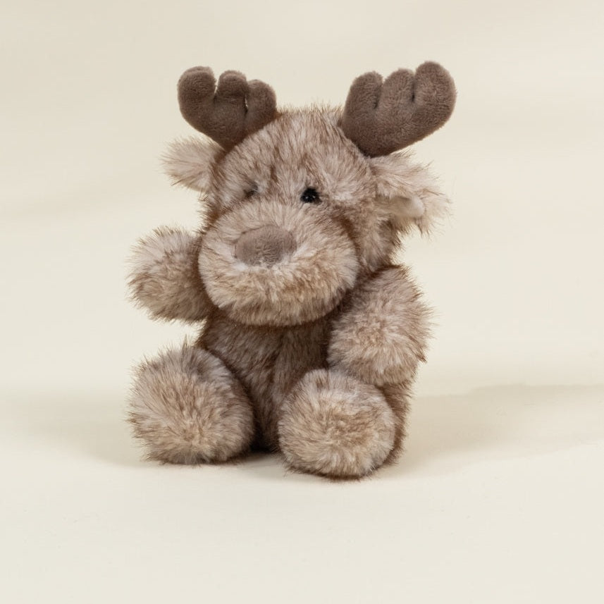 Mini Gift Plush Toy - Brown Moose
