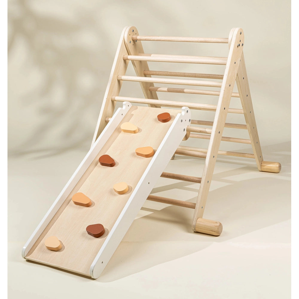 Coco Village Montessori 2-in-1 Grip Climber Board & Slide