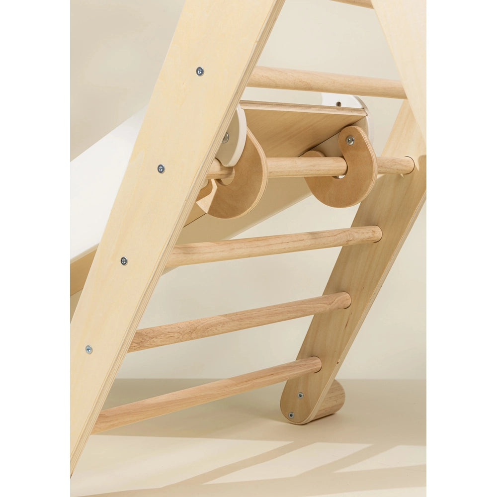 Coco Village Montessori 2-in-1 Grip Climber Board & Slide