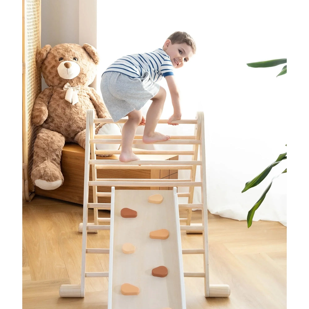 Montessori 2-in-1 Triangle & Wall Climber
