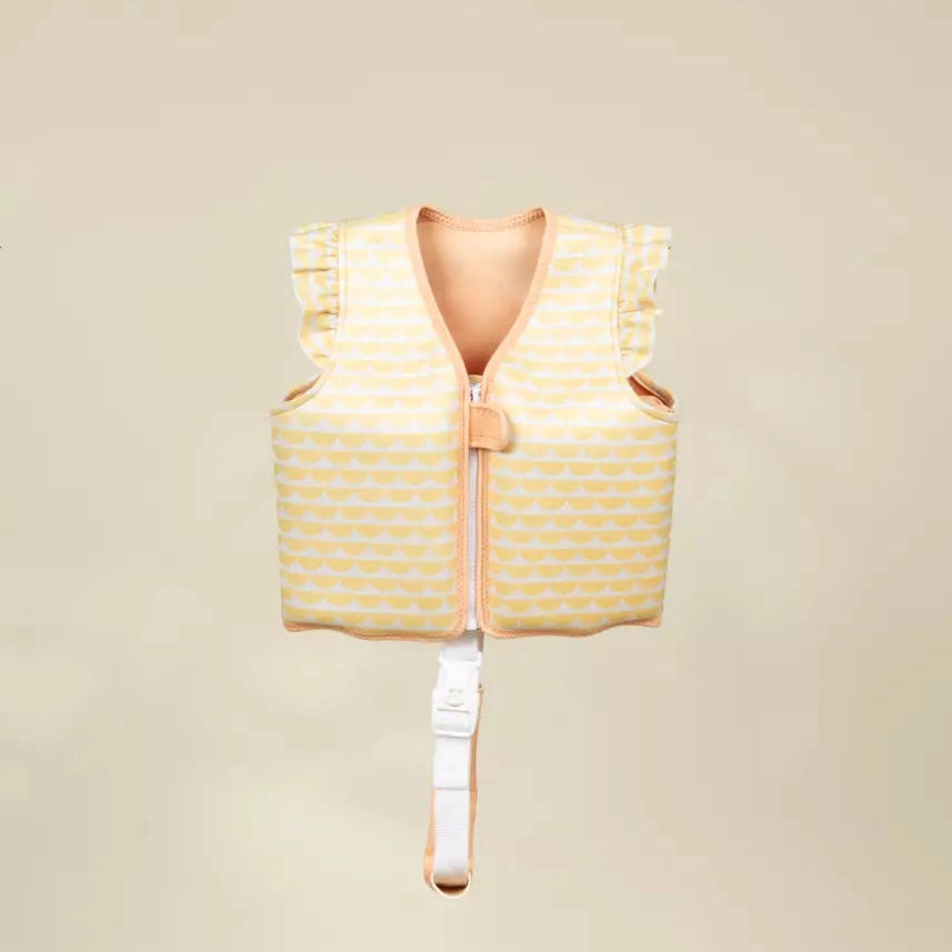 Coco Village Neoprene Kids Ruffle Swimming Vest Gelato