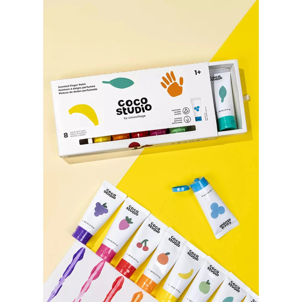 Coco Village Scented Fingerpaint Set - 8 colors