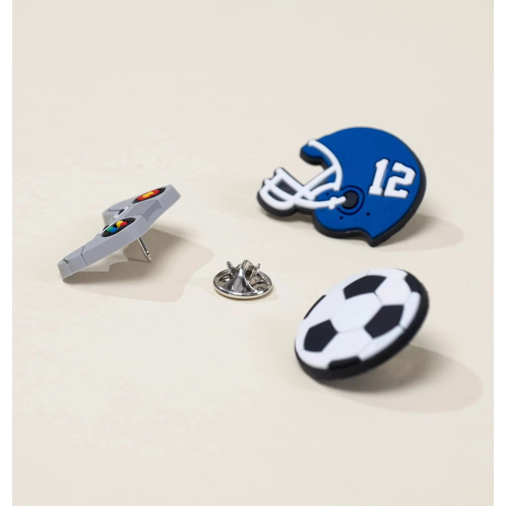 Set of 12 Sports & Activities Charms Pin