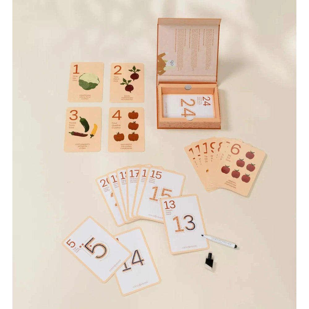 Set of 24 Learning Cards – Numbers