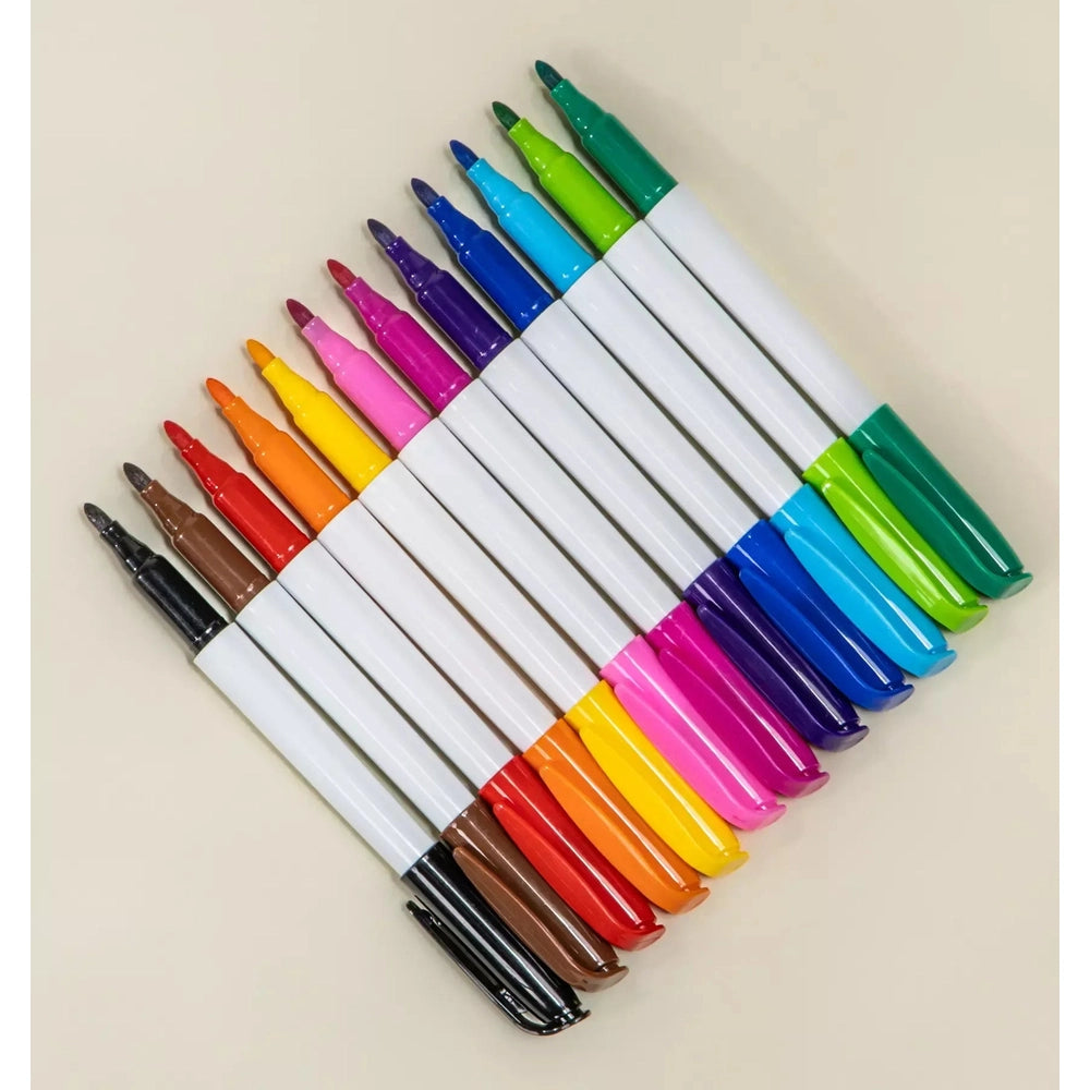 Coco Village Set of 4 Silicone Washable Coloring Placemats & Markers