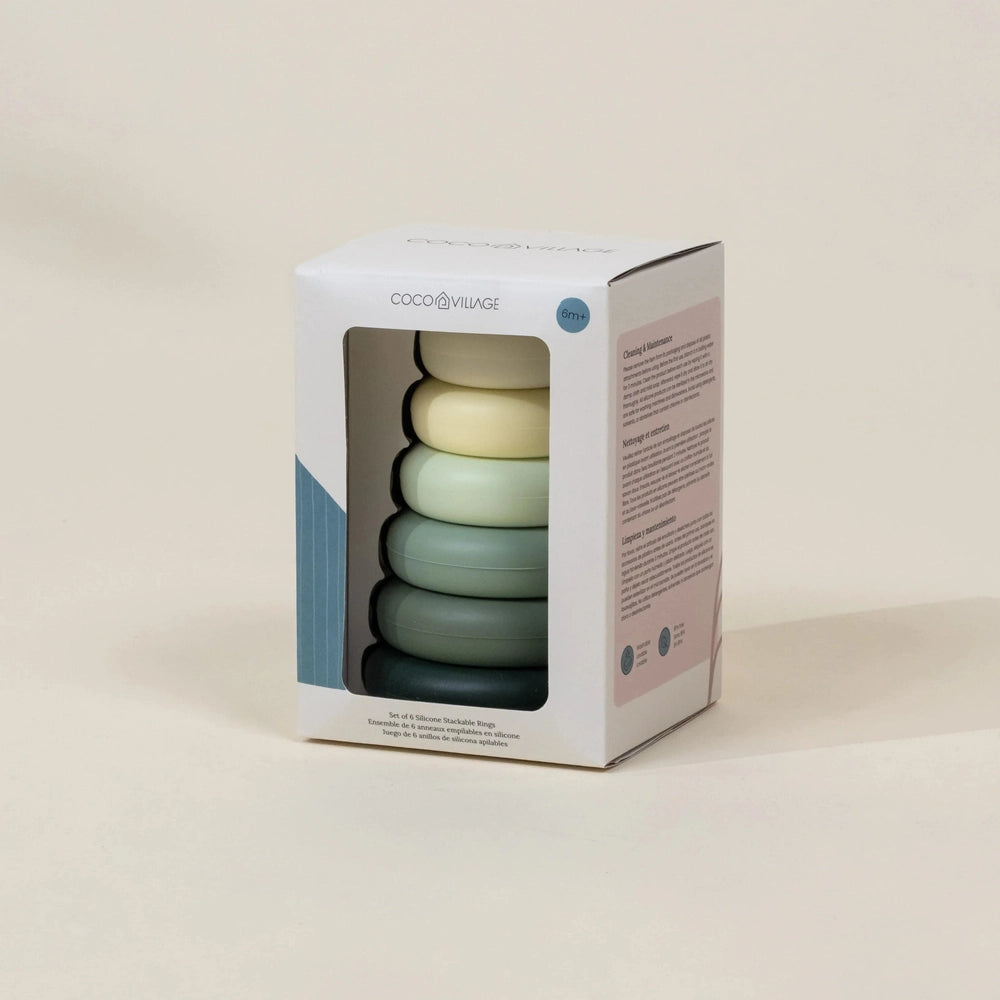 Coco Village Set of 6 Silicone Stackable Rings
