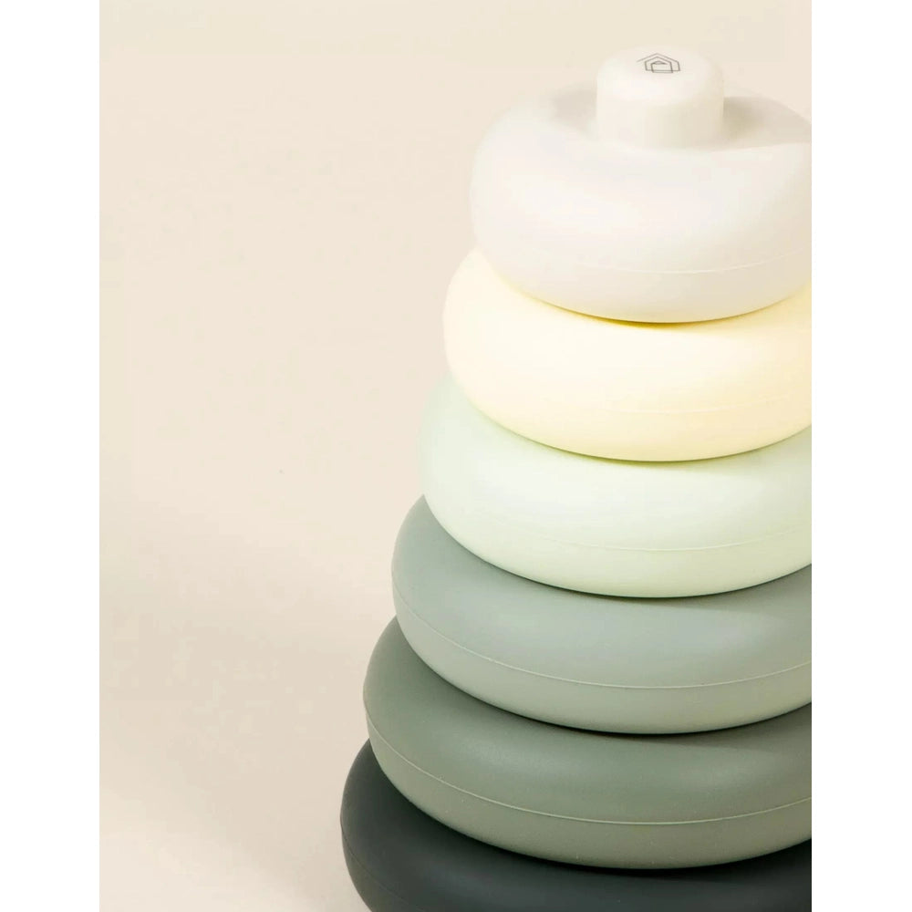 Set of 6 Silicone Stackable Rings