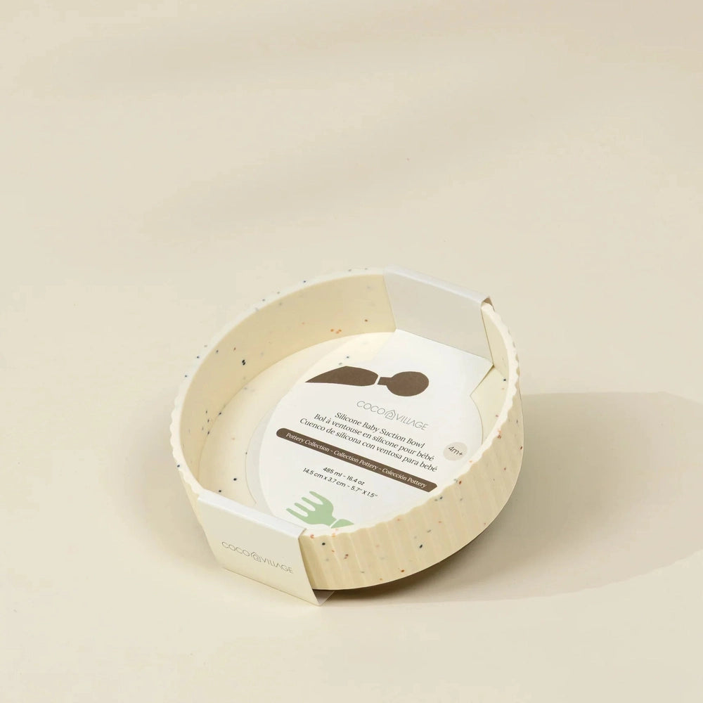 Coco Village Silicone Baby Suction Bowl - Pottery Collection
