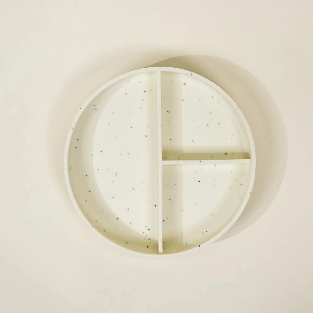 Coco Village Silicone Baby Suction Divided Plate - Pottery Collection