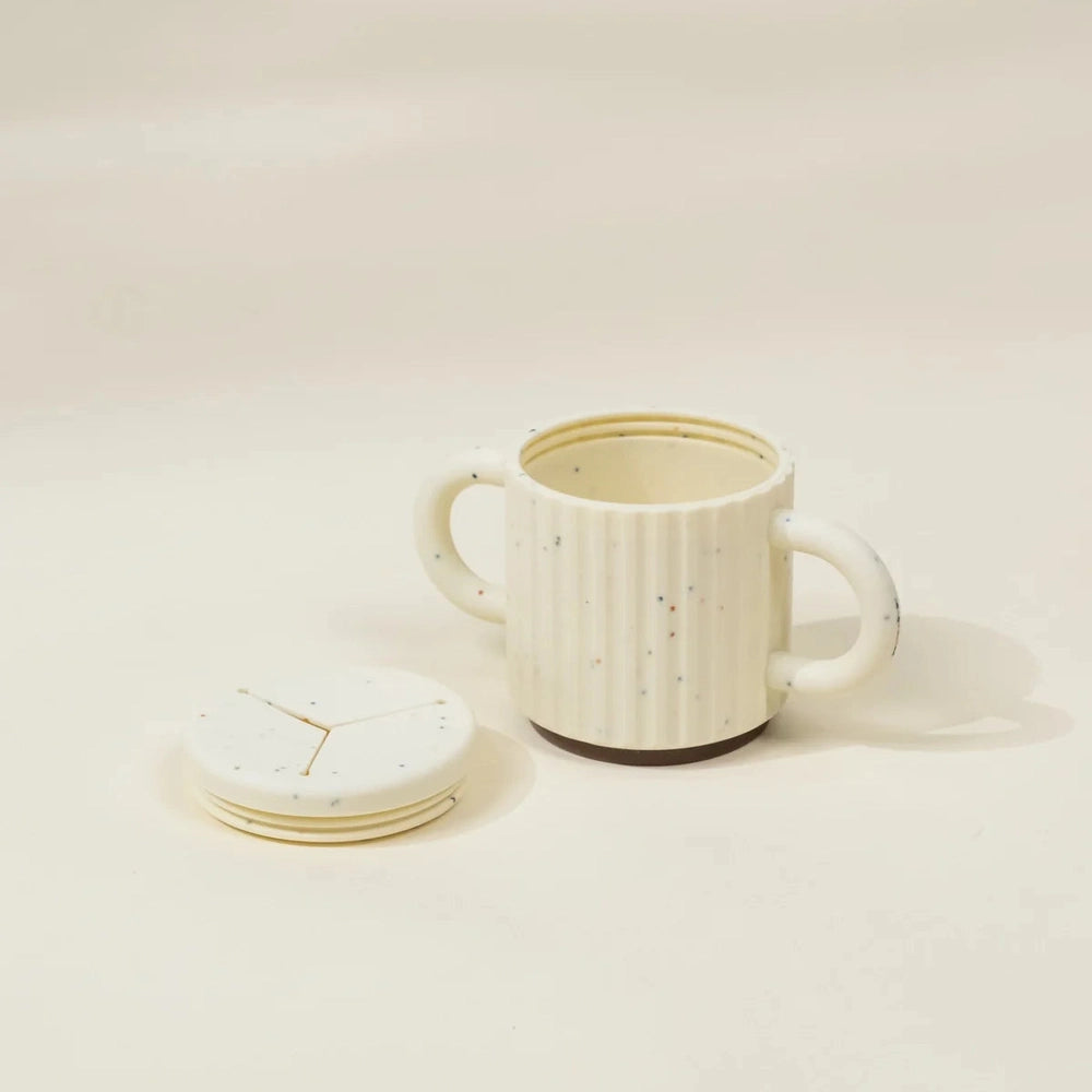 Silicone Snack Cup w/ Handles–Pottery Coll