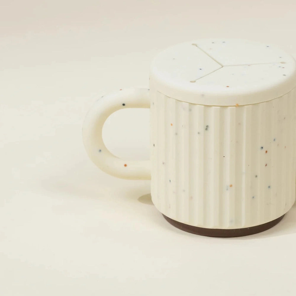 Silicone Snack Cup w/ Handles–Pottery Coll