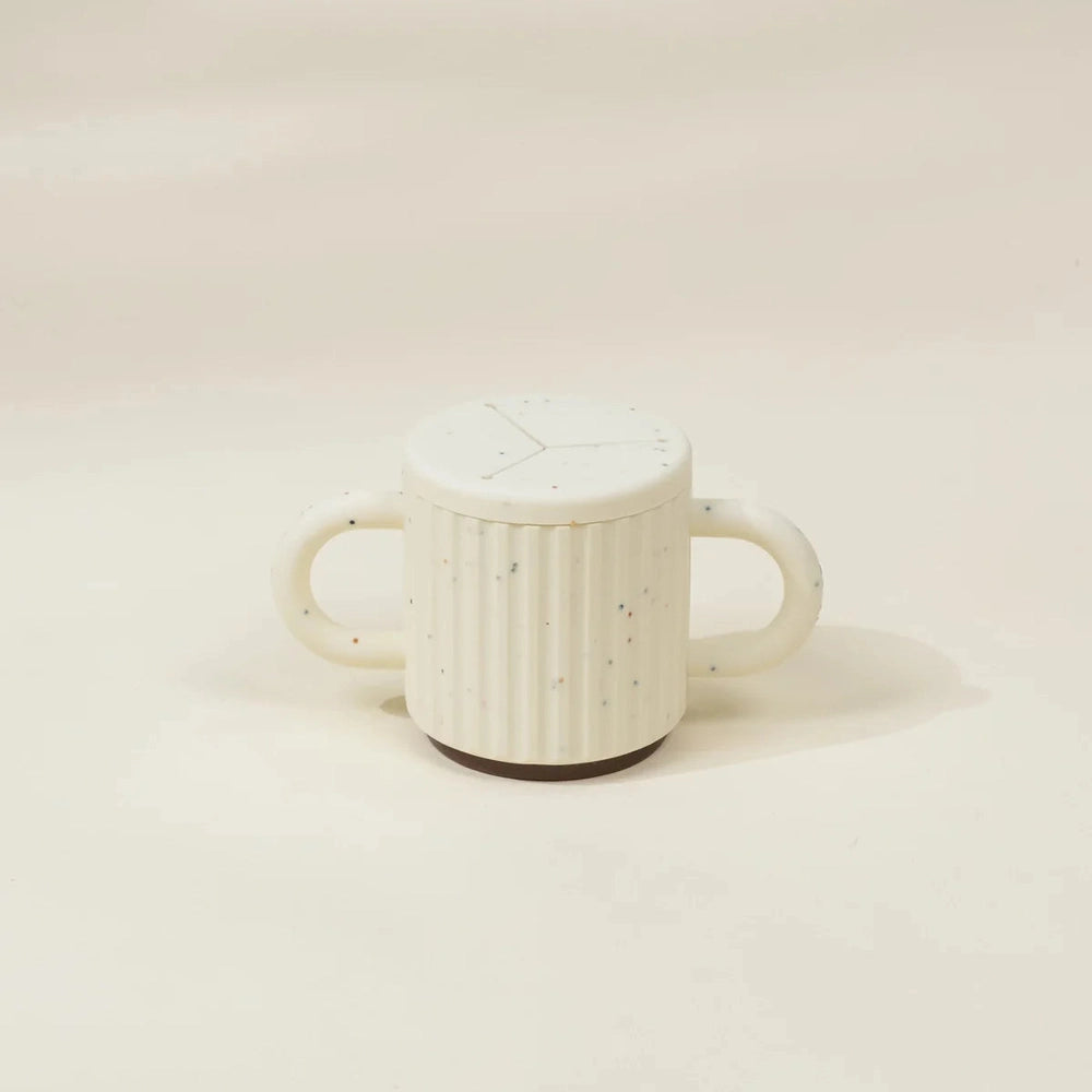 Silicone Snack Cup w/ Handles–Pottery Coll