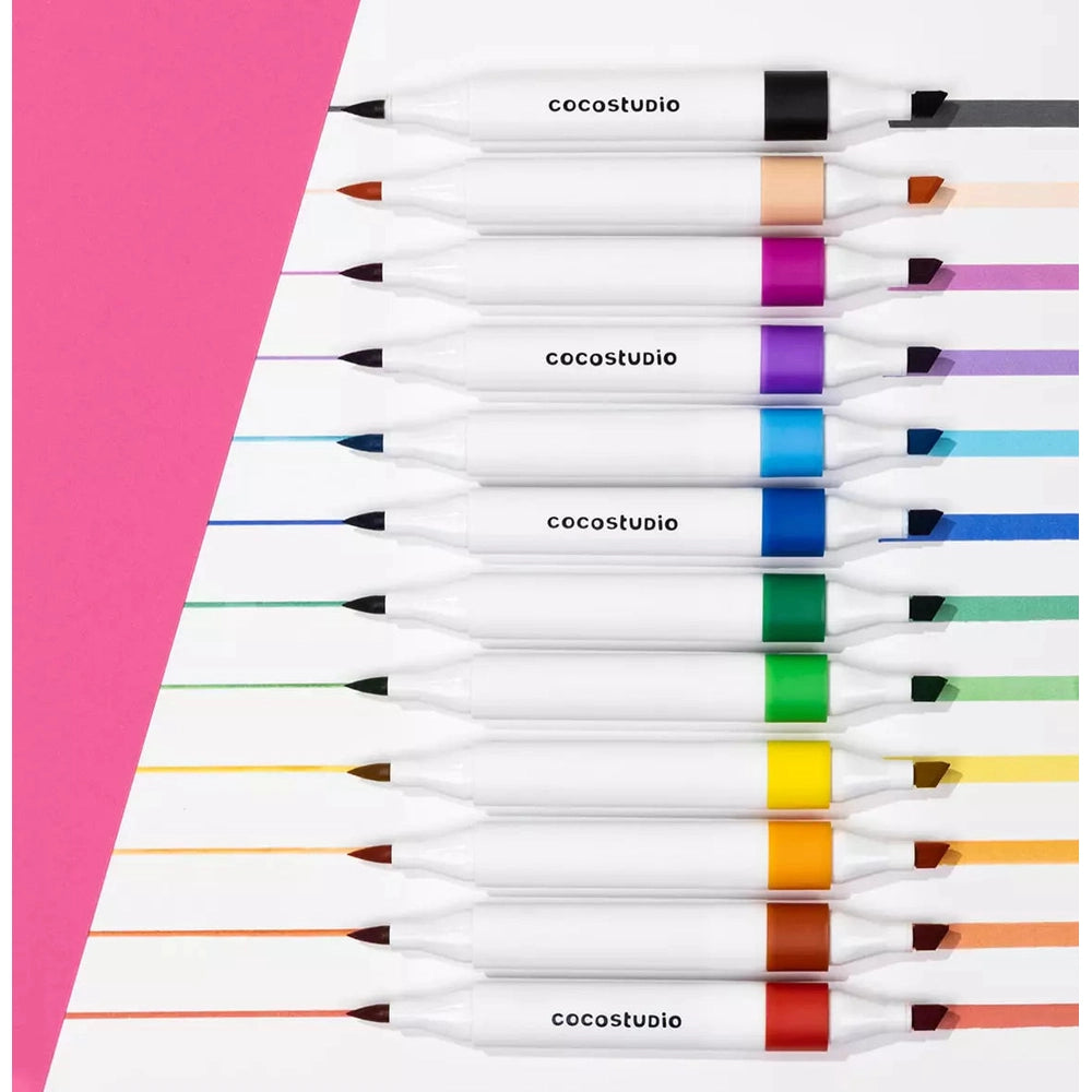 Coco Village Washable Dual Tip Markers Set