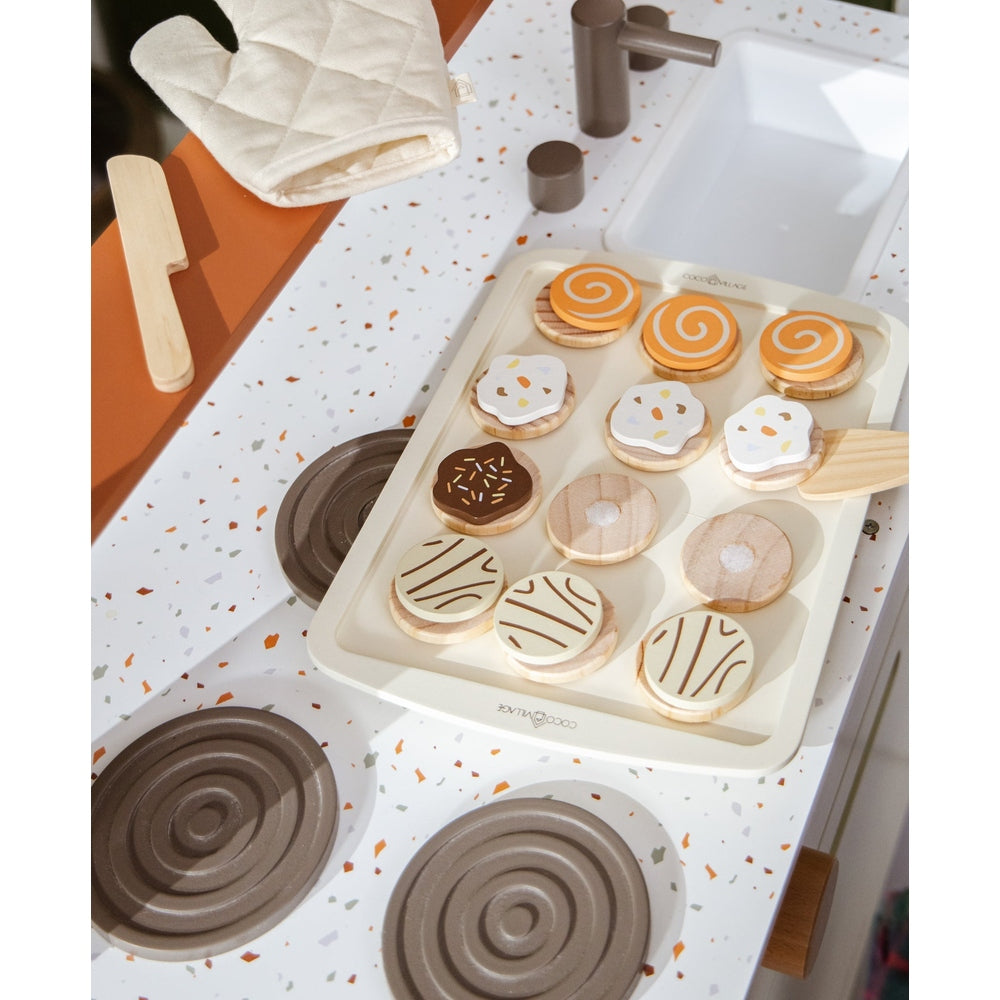 Wooden Cookies Playset and Accessories
