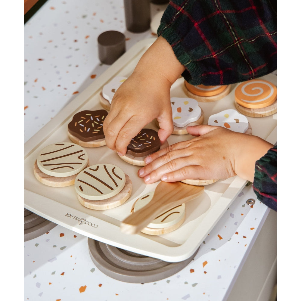 Wooden Cookies Playset and Accessories