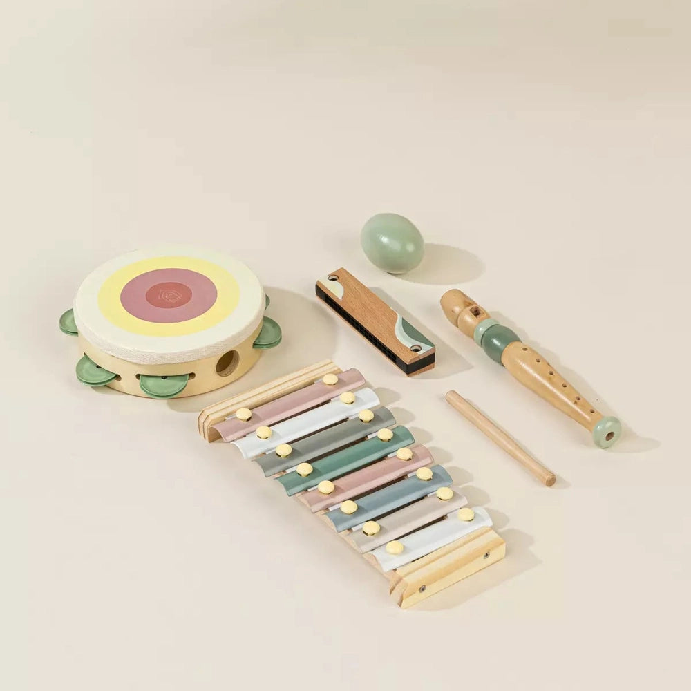 Wooden Musical Instruments Playset
