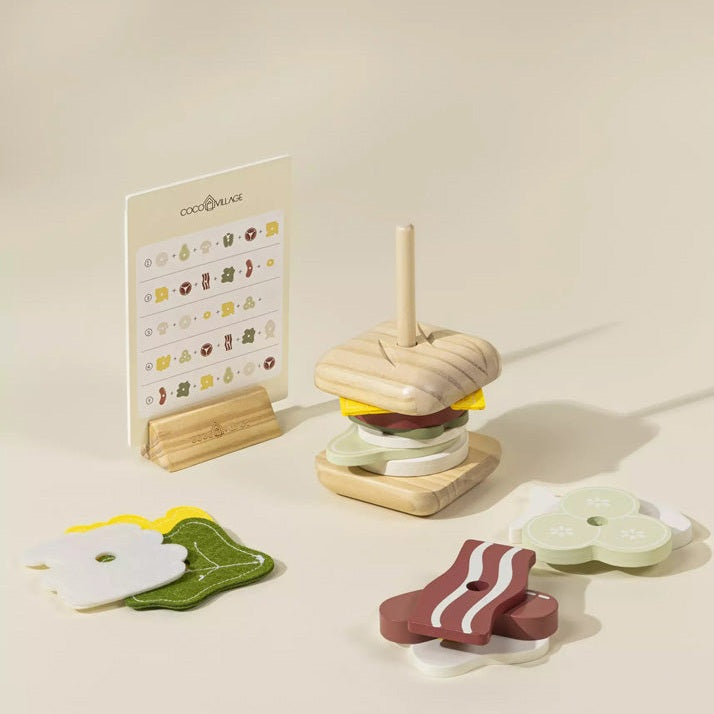 Coco Village Wooden Stackable Sandwich