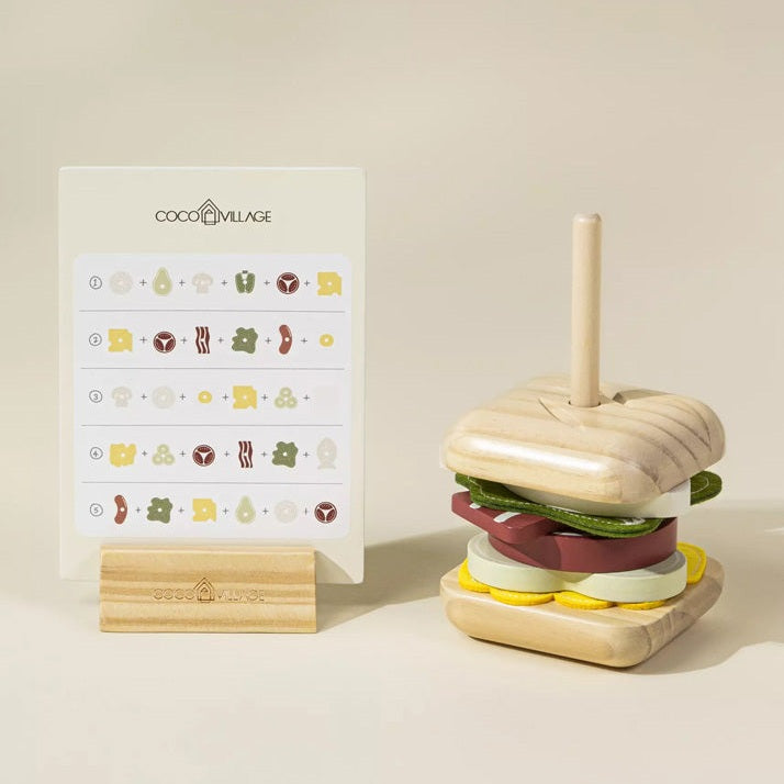 Coco Village Wooden Stackable Sandwich
